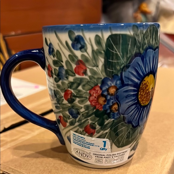 FOR KIMBERLY ONLY Floral Ceramic Coffee Mug - Picture 3 of 5